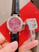 Knockoff Ladies Cartier Pasha Watch Fuchsia Dial Fuchsia Leather Strap (11)_th.jpg